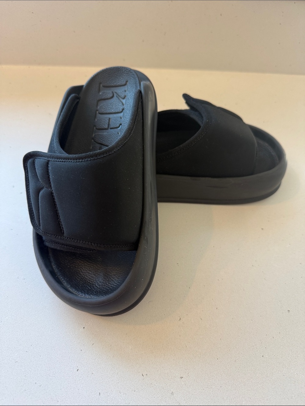 KHAITE Black Pool Slides